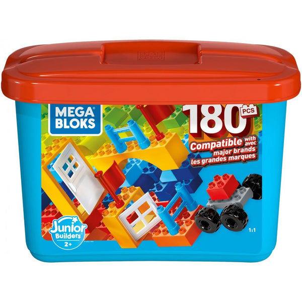 Mega Bloks Mini Bulk Large Tub, Multi-Colored with 180-Pieces Via Walmart