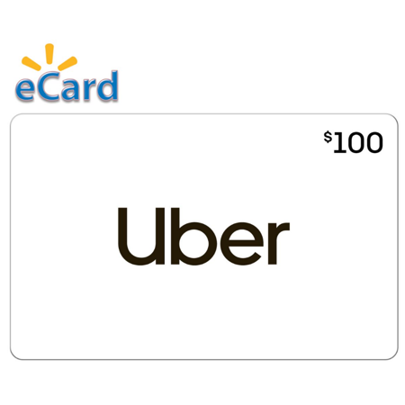 Uber $100 Gift Card Via Walmart