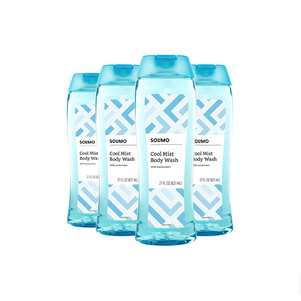 4 Bottles of Amazon Brand Solimo Body Wash Via Amazon