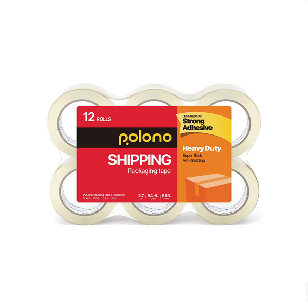 6 Or 12 Heavy Duty Clear Packaging Tape Via Amazon