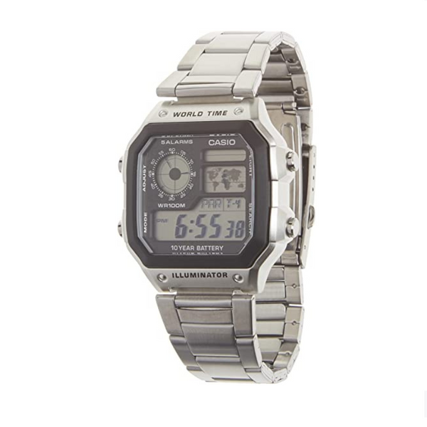 Casio Men's Stainless Steel Digital Watch Via Amazon