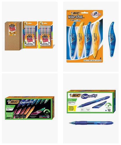 Save up to 30% off on select Bic writing instruments Via Amazon