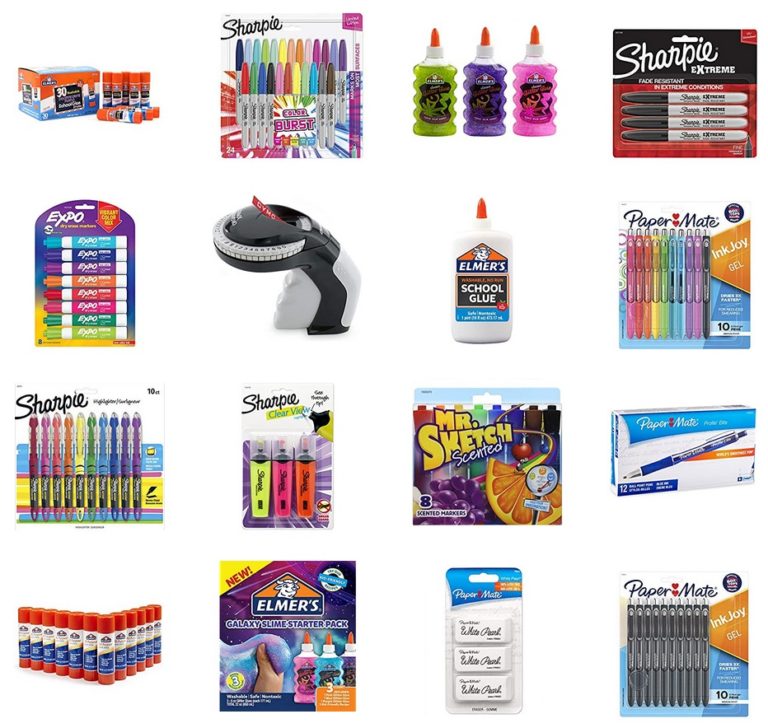 Save $10 off $25 spent on uni-ball, Elmers, Sharpie, and other office products