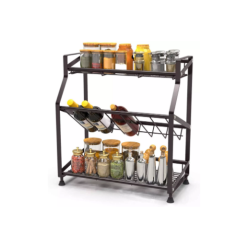 3 Tier Rack Organizer for Kitchen, Bathroom Via Amazon