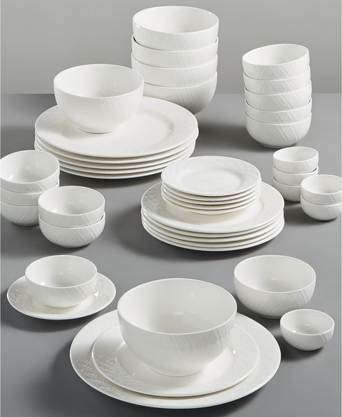 White Elements Lexington 42-Pc. Dinnerware Set, Service for 6 Via Macys + Free Shipping