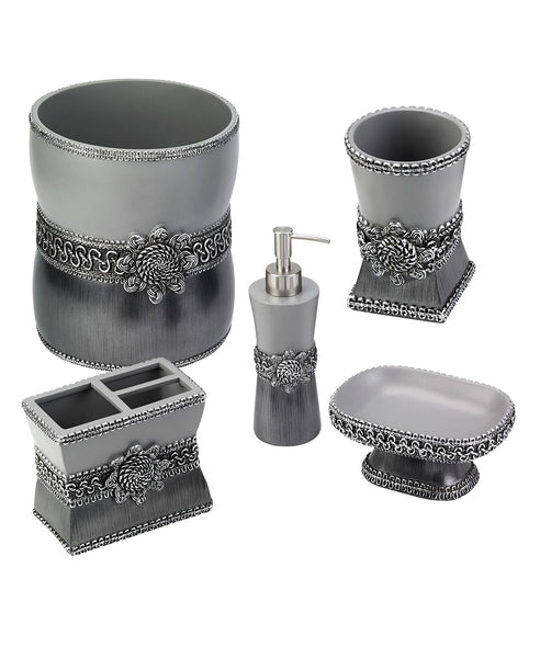 Braided Medallion 5-Pc. Bath Accessory Set Via Macys + Free Shipping!