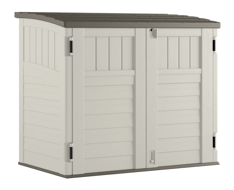 Suncast BMS4700 The Stow-Away Horizontal Storage Shed Via Walmart