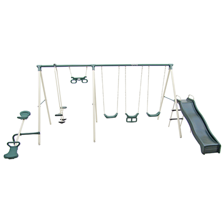 Flexible Flyer Fantastic II Swing Set Via Walmart