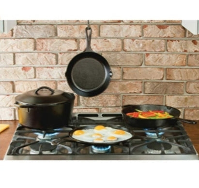 Lodge Seasoned Cast Iron 5 Piece Bundle Via Amazon