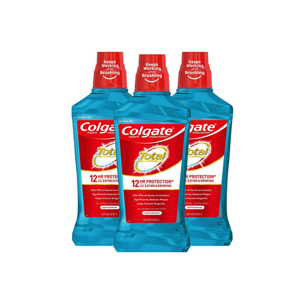 3-Pack Colgate Total Alcohol Free Mouthwash Via Amazon