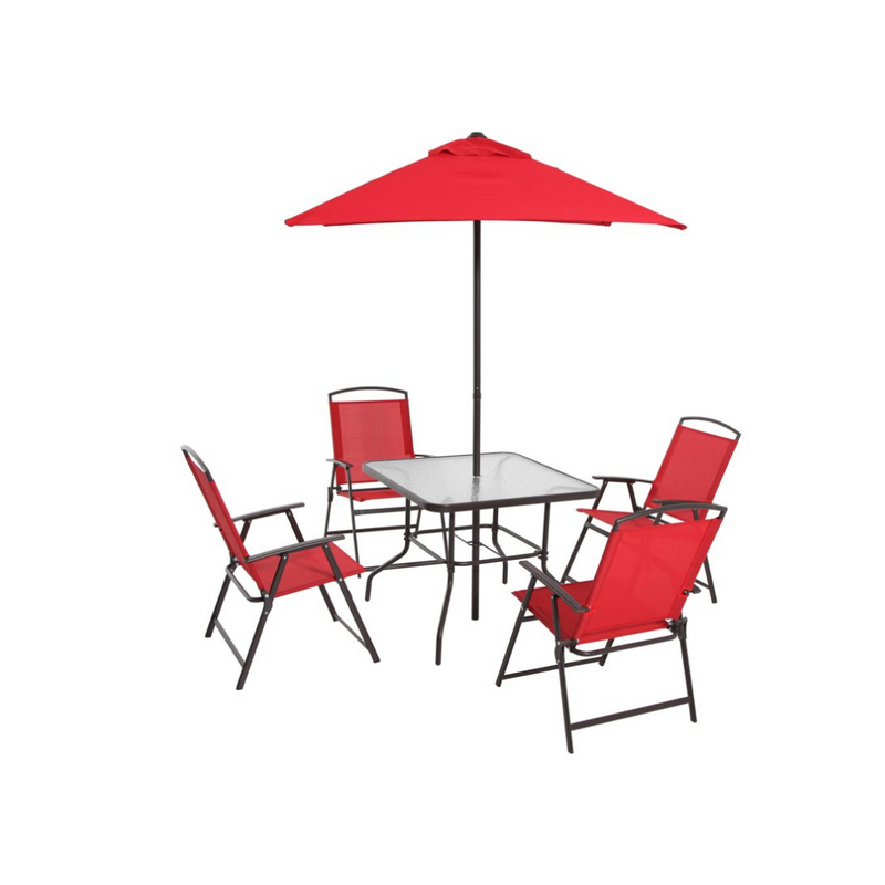 6 Piece Outdoor Patio Dining Set (2 Colors) Via Walmart