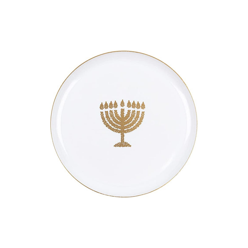 30-Pack Chanukah Collection White Plastic Party Plates
Via Amazon