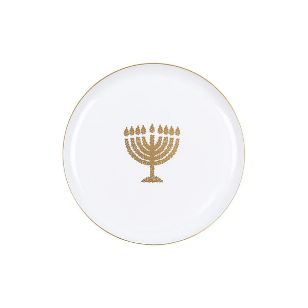 30-Pack Chanukah Collection White Plastic Party Plates
Via Amazon