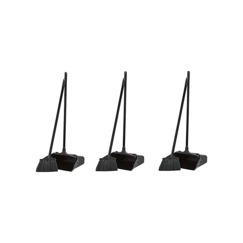3-Pack AmazonCommercial Sectional Handle Upright Lobby Dust Pan & Broom Set
Via Amazon