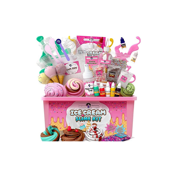 Original Stationery Ice Cream Slime Kit Via Amazon