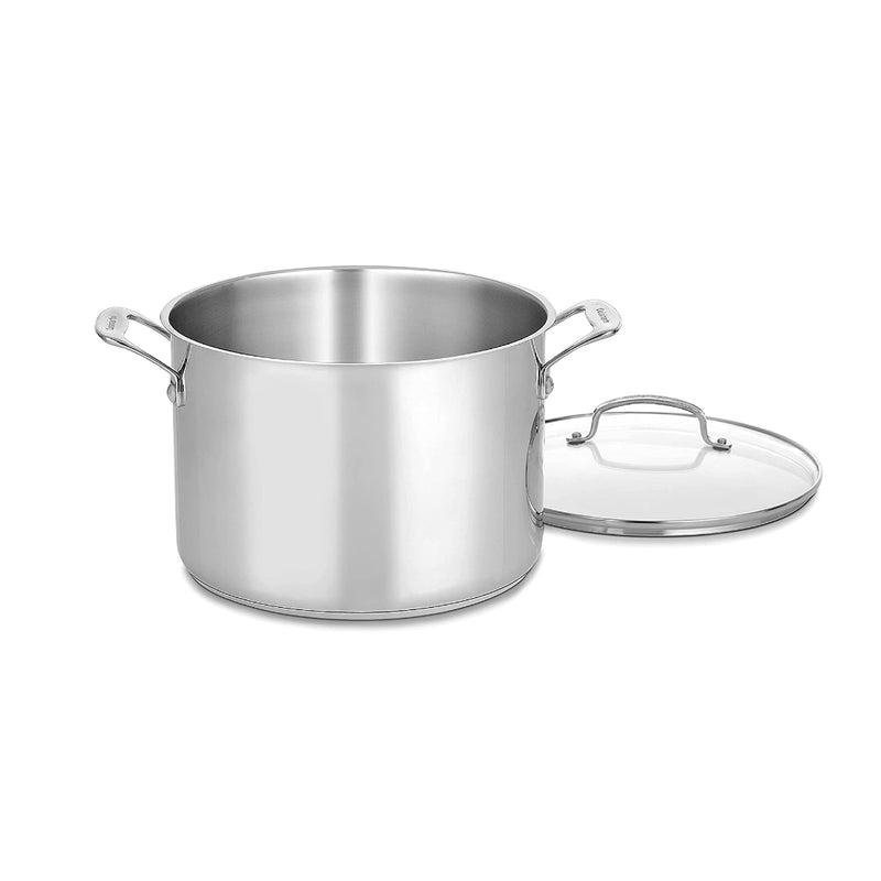 Cuisinart Chef's Classic 10-Quart Stockpot with Glass Cover