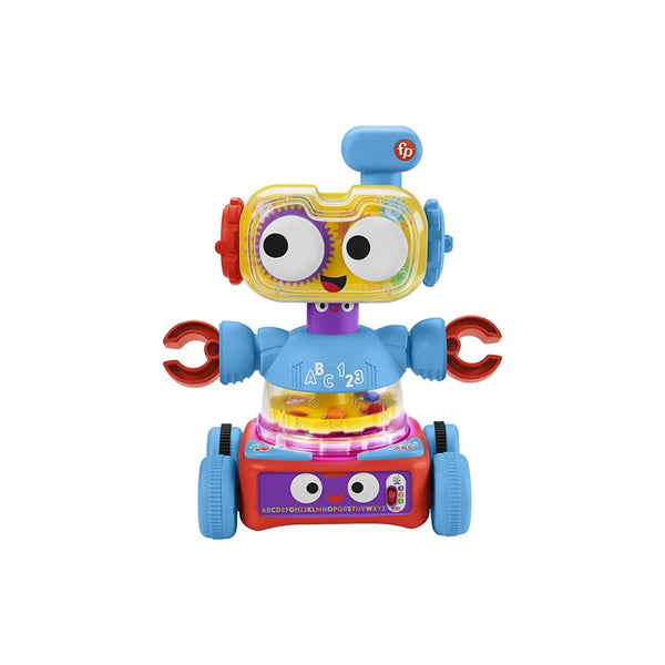 Fisher-Price 4-In-1 Learning Bot With Music Lights & Smart Stages Content