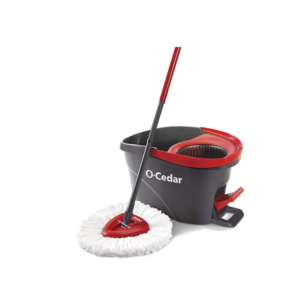 O-Cedar EasyWring Microfiber Spin Mop, Bucket Floor Cleaning System