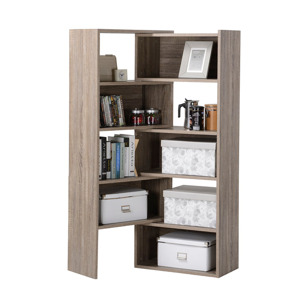 Flexible and Expandable Shelving Console Also In White Via Walmart