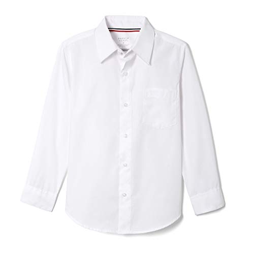 French Toast Boys' Long Sleeve Poplin Dress Shirt, White, Size  2-20 Via Amazon