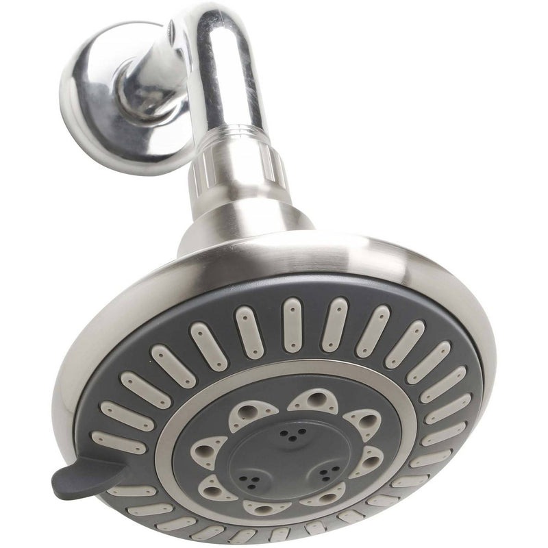 5 Function Shower Head, Satin Nickel Via Walmart