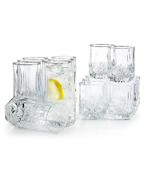 Brighton 16-Pc. Glassware Set Via Macys