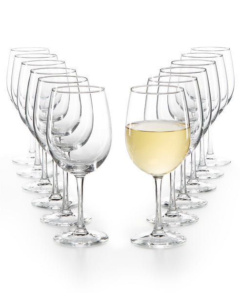 12-Pc. White Wine Glasses Set Via Macys