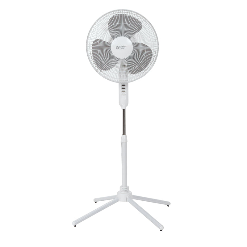 Comfort Zone 16" Oscillating Stand 3-Speed Fan Via Walmart