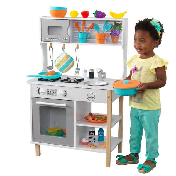 KidKraft All Time Play Kitchen with Accessories Via Walmart