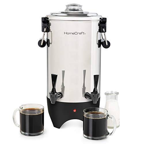 HomeCraft Quick-Brewing Automatic 45-Cup Double-Faucet Coffee Urn Via Amazon