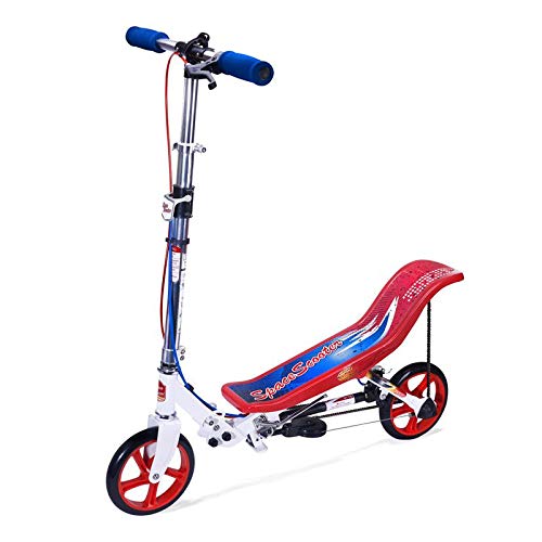 SpaceScooter Ride On Push Board Teeter Totter Kids Scooter with Brake Via Amazon