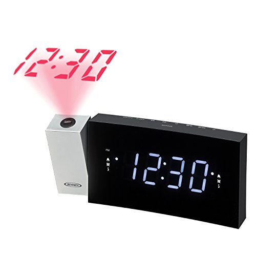JENSEN JCR-238 Digital Dual Alarm Projection Clock Radio Via Amazon