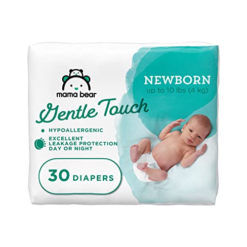 Amazon Brand - Mama Bear Gentle Touch Diapers, Newborn Via Amazon