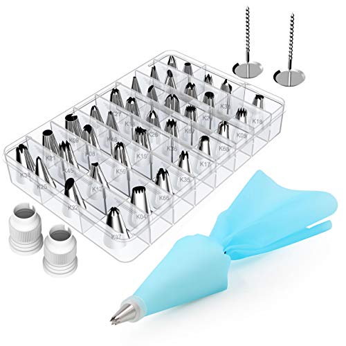 Kootek 42 Pieces Cake Decorating Kits Supplies with 36 Numbered Icing Tips, Via Amazon