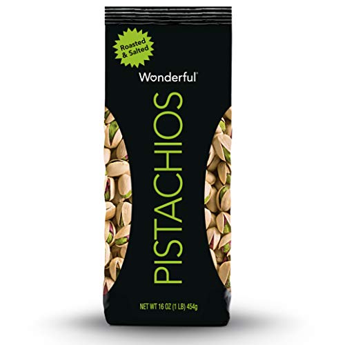 Wonderful Pistachios, Roasted and Salted, 16 Ounce Bag Via Amazon