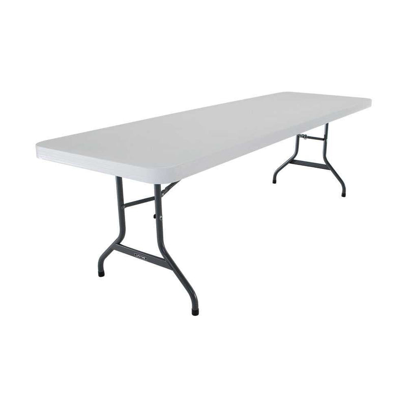 Lifetime 22984 Folding Utility Table, 8 Feet Via Amazon