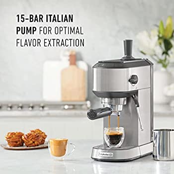 Calphalon Compact Espresso Machine, Home Espresso Machine with Milk Frother
Via Amazon