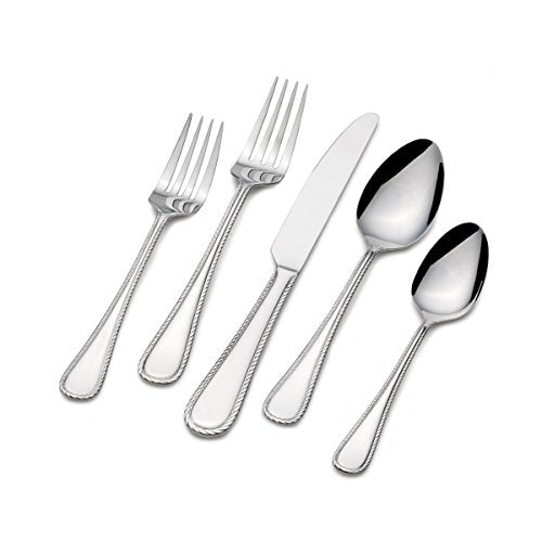 International Silver 51-Piece Stainless Steel Flatware Set, Service for 8 Via Amazon