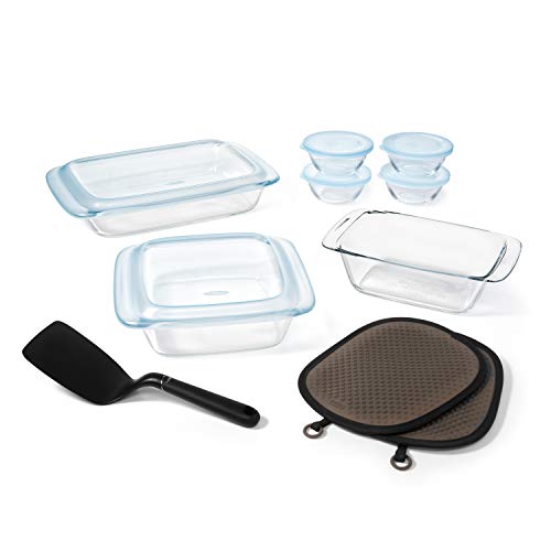 OXO Good Grips 16-Piece Glass Bakeware Set Via Amazon