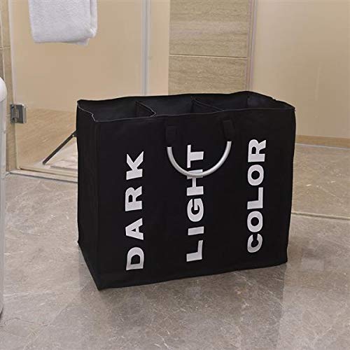 Laundry Basket Portable Three Lattice Large Capacity Via Amazon