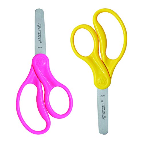 2 Pack Westcott Kids Value Scissors, Pointed, Via Amazon