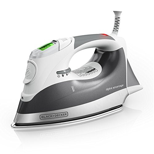 BLACK+DECKER Digital Advantage Professional Steam Iron, LCD Screen Via Amazon