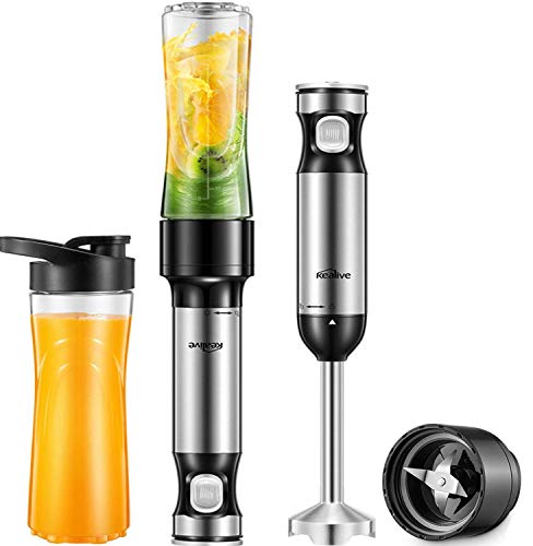 Hand Blender, 3-in-1 12-Speed Immersion Blender and Smoothie Blender Via Amazon