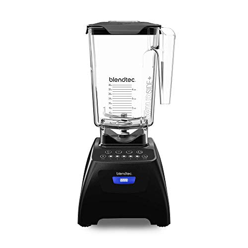 Blendtec Classic 575 Blender – WildSide+ Jar (90 oz) 4 Pre-programmed Cycles, 5-Speeds Via Amazon