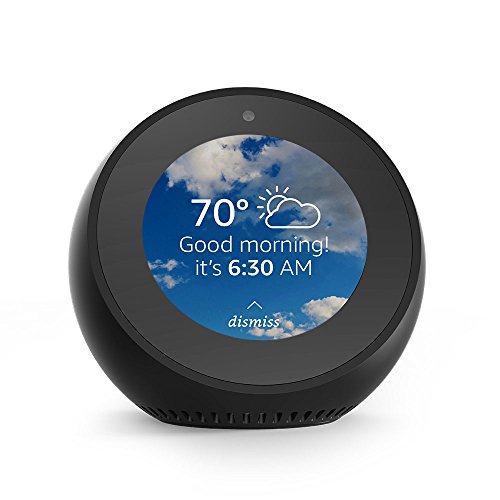 Echo Spot - Smart Alarm Clock with Alexa Via Amazon