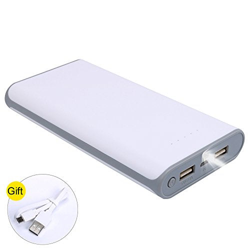 20000 mAh High Capacity Power Bank with 2 USB Output Via Amazon