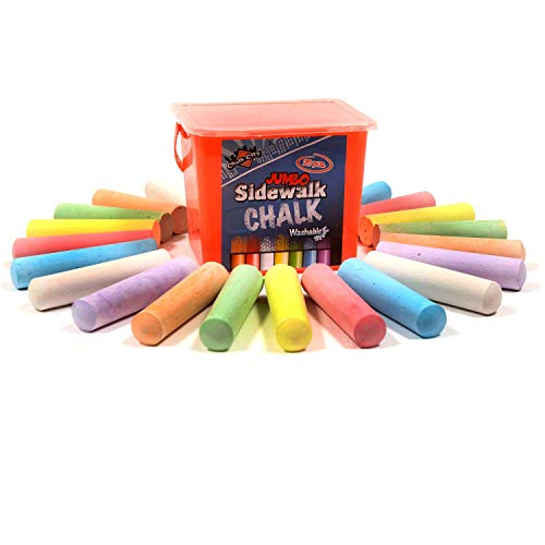 Chalk City Sidewalk Washable Chalk, 20 Pieces Via Amazon