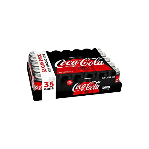 Coca-Cola Coke Zero Cans, 12 Ounce [35 Cans] Via Amazon