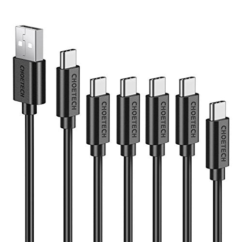 CHOETECH USB Type C Cable, 6 Pack Via Amazon