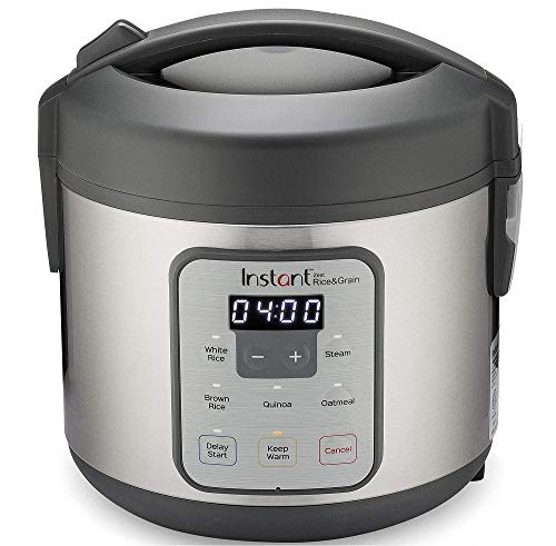 Instant Zest Rice Cooker, Steamer, Cooks Rice, Grains, Quinoa and Oatmeal, 8 Cup Via Amazon